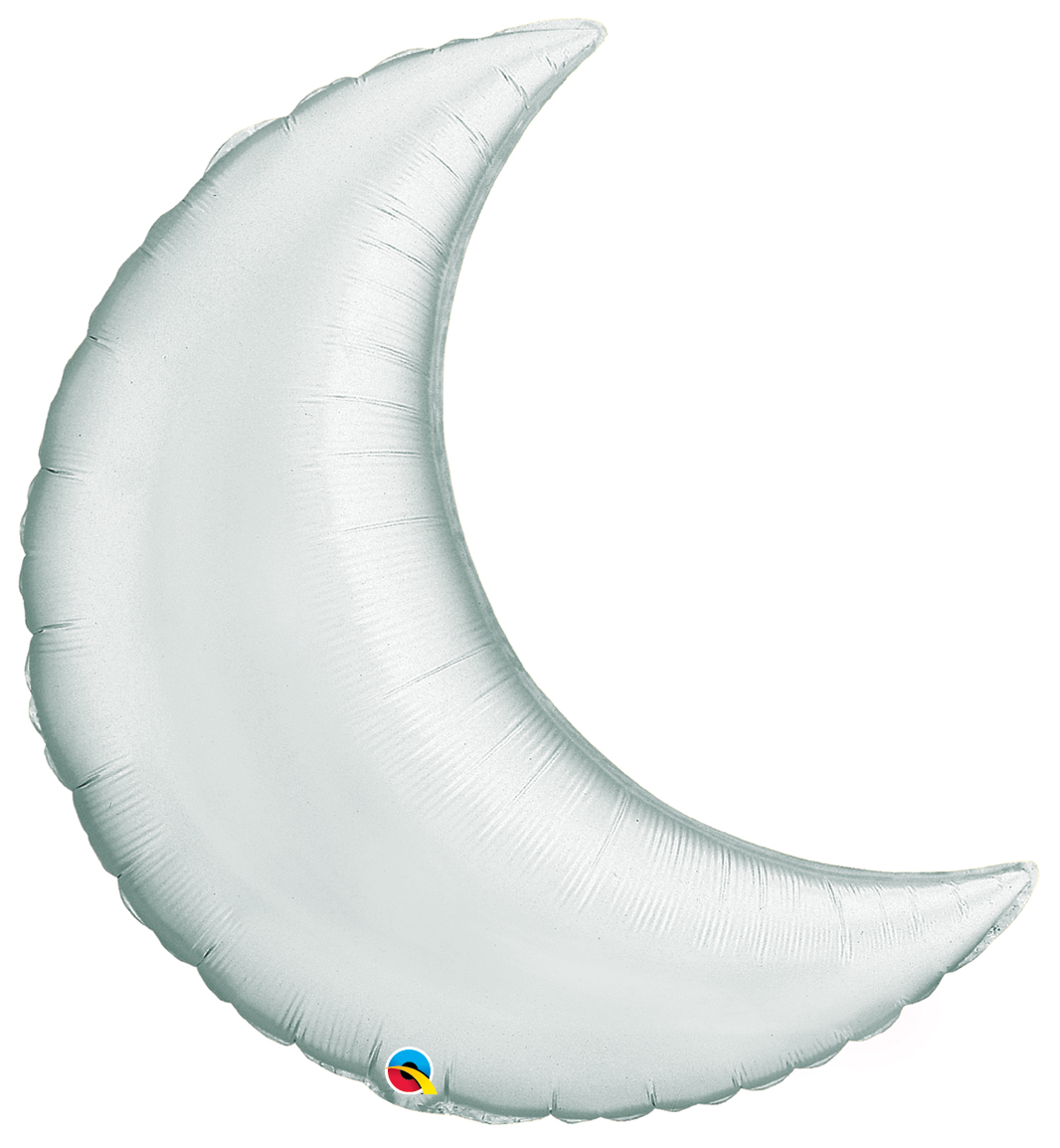 9" Crescent Moon -Silver-5ct - Click Image to Close